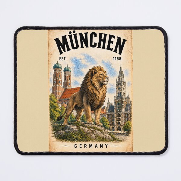 Item preview, Munich Vintage Germany Lion designed and sold by CUBE2024.