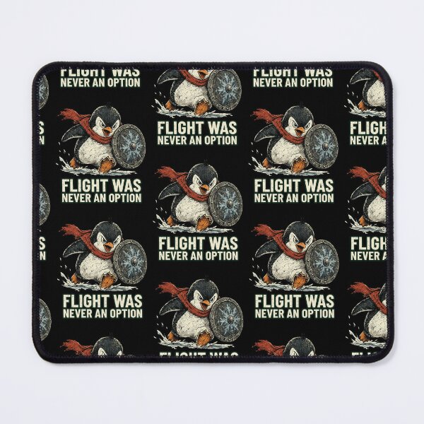 Item preview, Flight Was Never An Option Funny Penguin Warrior Battle Sarcastic Animal Graphic designed and sold by Fatherday.