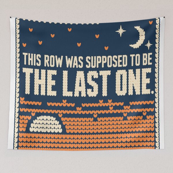 Item preview,  This Row Was Supposed to Be the Last One - Midnight Crochet designed and sold by mnkyride.