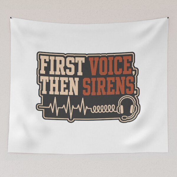 Item preview, First Voice Then Sirens 911 Dispatcher Shirt designed and sold by BoosterShop.
