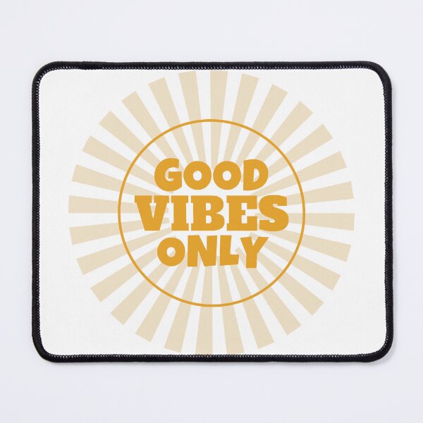 Item preview, Good Vibes Only Wellness Shirt Retro Sunburst Tee designed and sold by Worn and Witty.