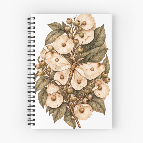 Item preview, Wings of Silver Seeds | Hidden Winged Insect Botanical Art | Norvian designed and sold by Norvian.