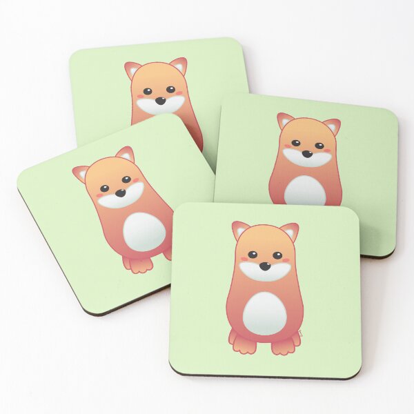 Item preview, Cute Pastel Baby Fox - Kawaii Chibi illustration designed and sold by Agamaji.