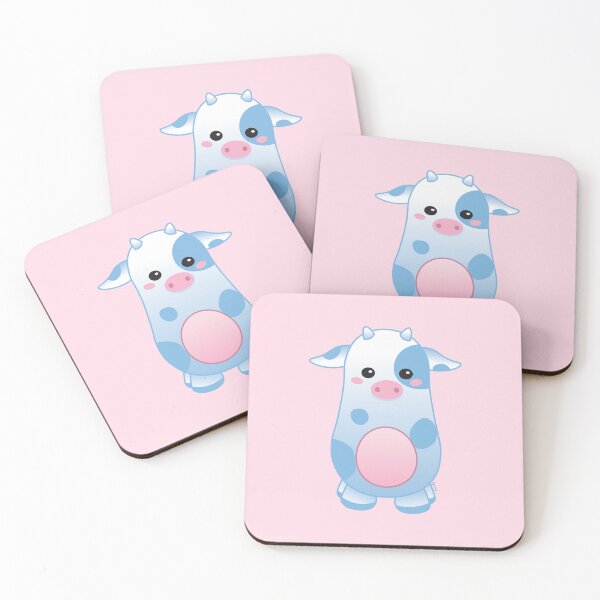 Item preview, Cute Pastel Baby cow - Kawaii Chibi illustration designed and sold by Agamaji.