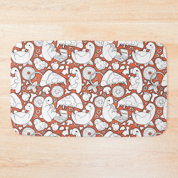 Item preview, hugadino Pizza Pattern, Dinosaur, Dino designed and sold by hugadino.