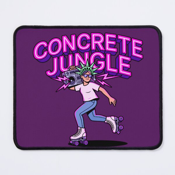 Item preview, Concrete Jungle Lady Liberty Roller Skate Pop Art designed and sold by Rare By Hero.
