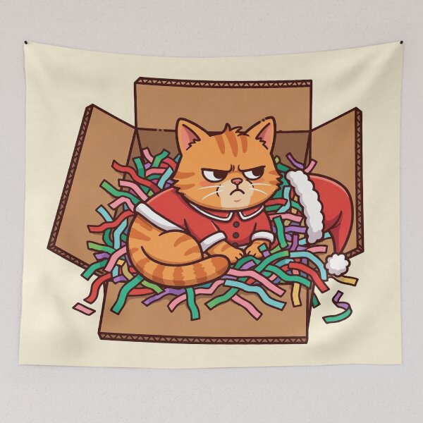 Item preview, Grumpy Cat Dad Christmas: Wrapping Paper Wrecker designed and sold by Odd-jack.