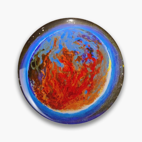 Item preview, Volessa - Planet Portrait of Red & Blue designed and sold by DreamTrek.