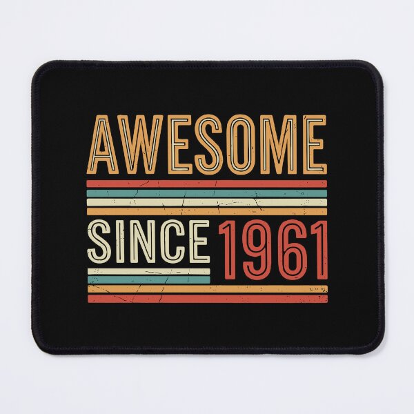 Item preview, Awesome Since 1961 Vintage Birthday Present Born In 1961 designed and sold by SofiBlair.
