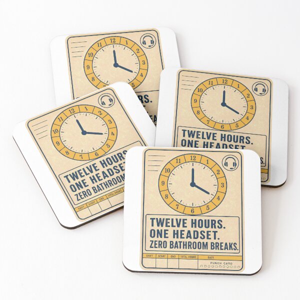 Item preview, Twelve Hours One Headset Zero Bathroom Breaks designed and sold by BoosterShop.