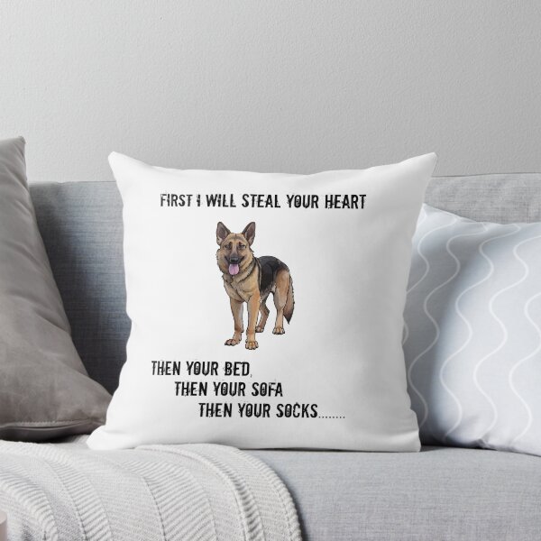 Item preview, German Shepherd Dog First I Will Steal Your Heart  designed and sold by kudostees.
