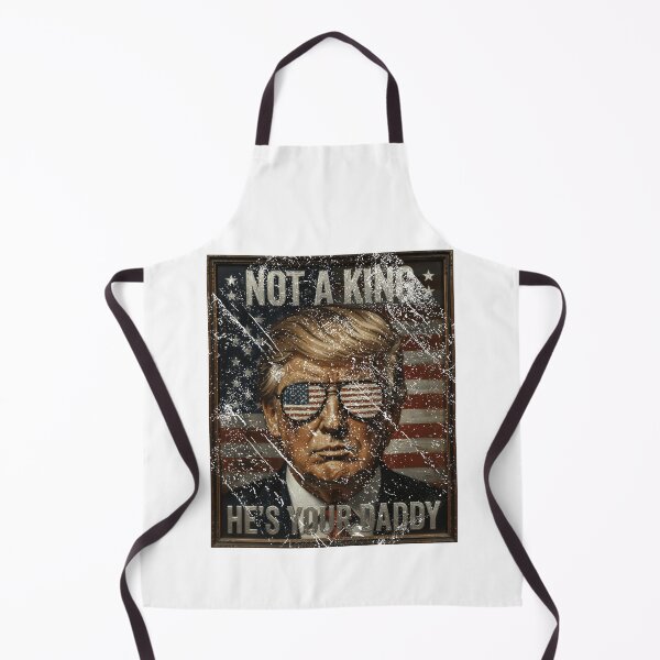 Item preview, Not A King Vintage President Sunglasses American Flag Retro Patriot Poster Graphic designed and sold by Fatherday.