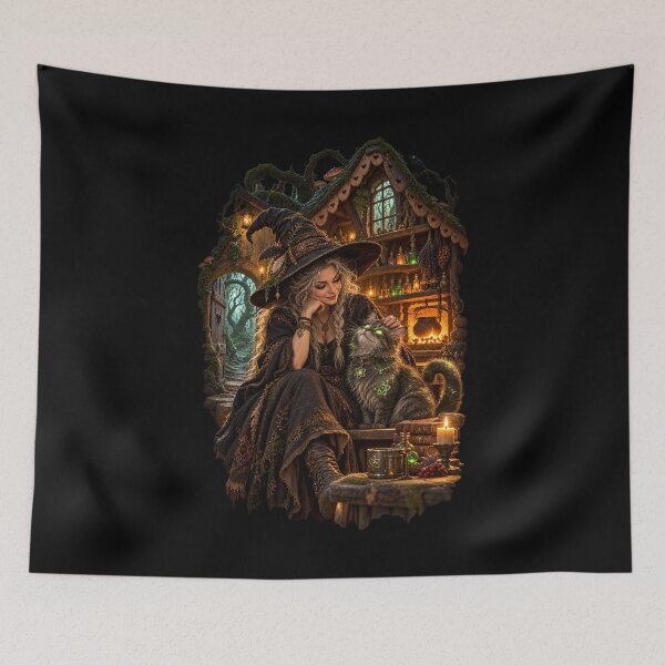 Item preview, Witch Cat House designed and sold by MarkColeImaging.