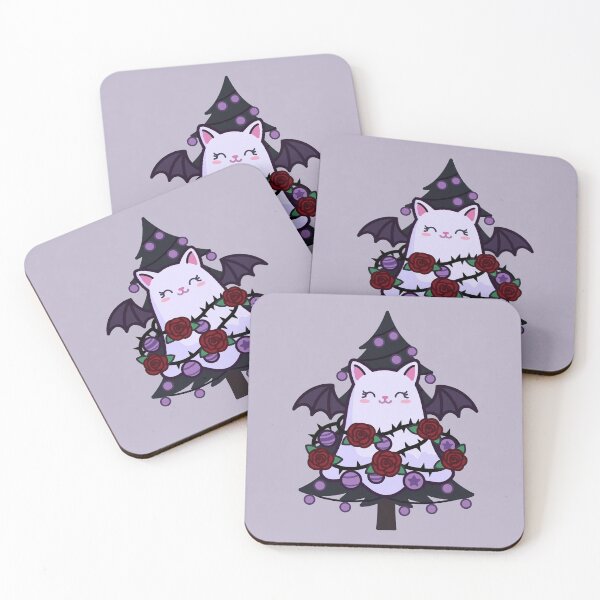 Item preview, Gothmas Ghost Cat: Creepy-Cute Christmas designed and sold by Odd-jack.