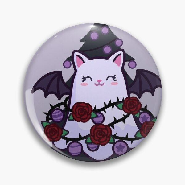 Item preview, Gothmas Ghost Cat: Creepy-Cute Christmas designed and sold by Odd-jack.