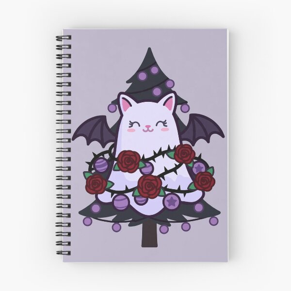 Item preview, Gothmas Ghost Cat: Creepy-Cute Christmas designed and sold by Odd-jack.