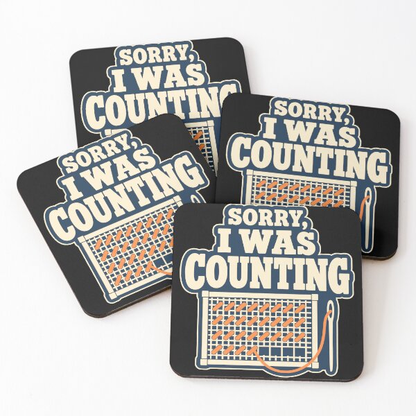 Item preview, Sorry I Was Counting Needlepoint Humor designed and sold by mnkyride.