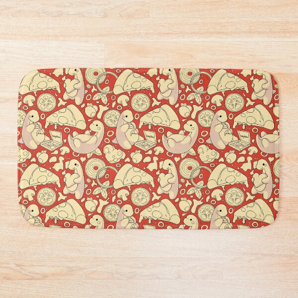Item preview, hugadino Pizza Pattern, Dinosaur, Dino designed and sold by hugadino.