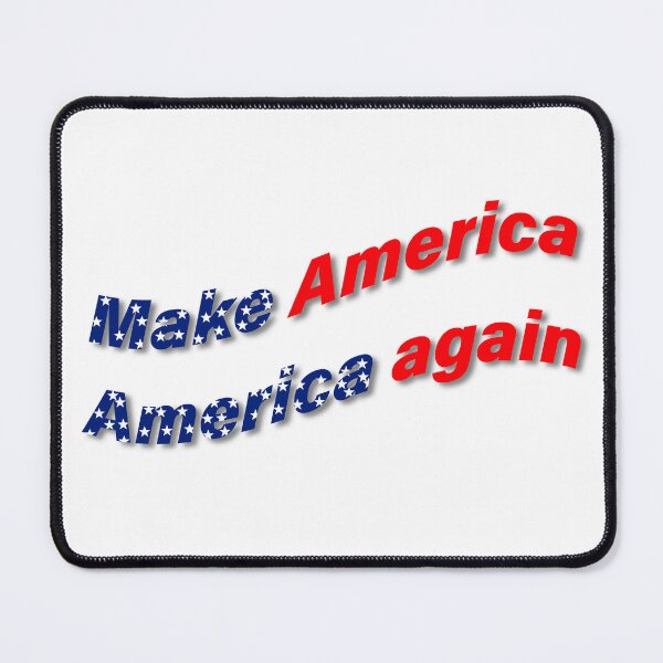 Item preview, Make America America Again – USA Typography in red, white and blue designed and sold by Nicole Bleck.