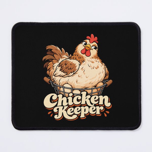 Item preview, Chicken Keeper - Cute Backyard Hen & Egg Basket designed and sold by sekrecja.