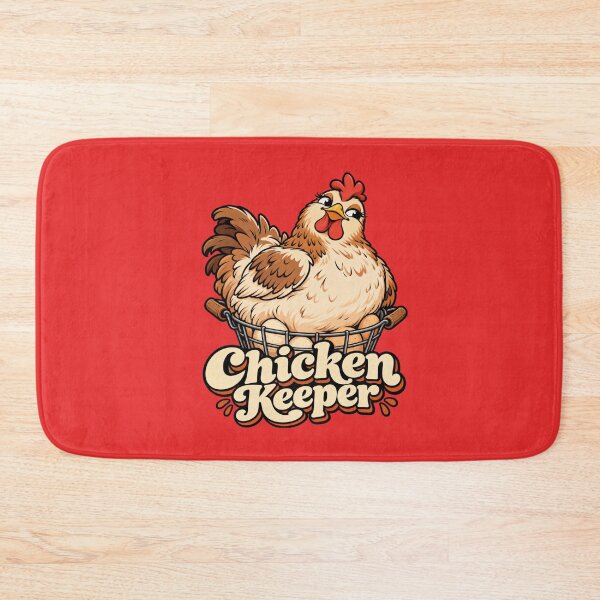 Item preview, Chicken Keeper - Cute Backyard Hen & Egg Basket designed and sold by sekrecja.