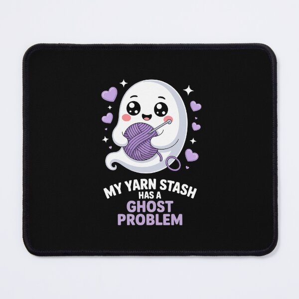 Item preview, MY YARN STASH HAS A GHOST PROBLEM designed and sold by jkrphoto.