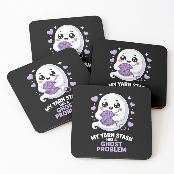 Item preview, MY YARN STASH HAS A GHOST PROBLEM designed and sold by jkrphoto.