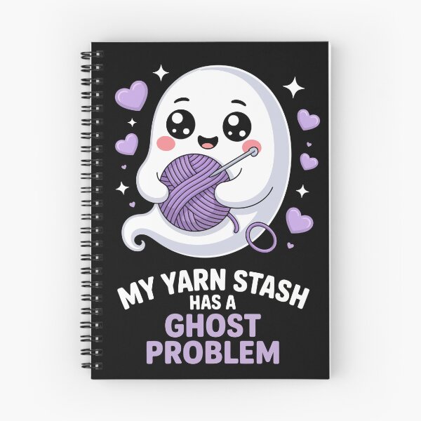 Item preview, MY YARN STASH HAS A GHOST PROBLEM designed and sold by jkrphoto.