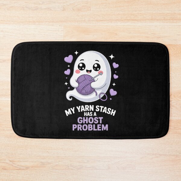 Item preview, MY YARN STASH HAS A GHOST PROBLEM designed and sold by jkrphoto.