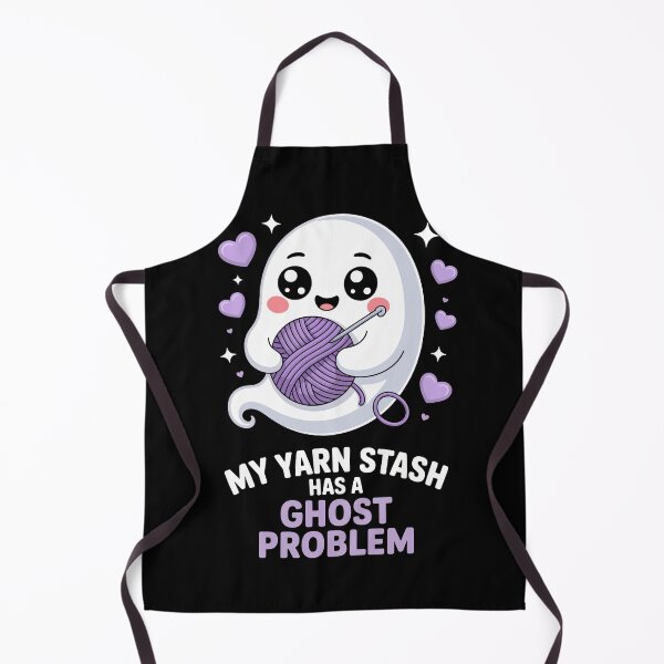 Item preview, MY YARN STASH HAS A GHOST PROBLEM designed and sold by jkrphoto.