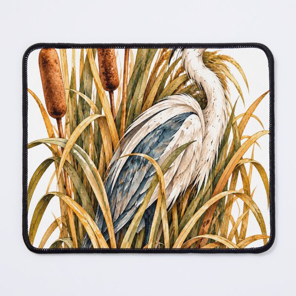 Item preview, Stillness Among Reeds | Hidden Wetland Bird Art | Norvian designed and sold by Norvian.