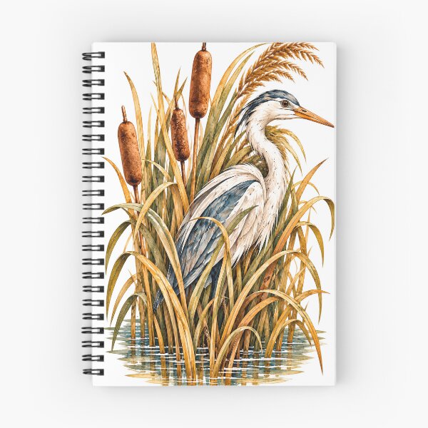 Item preview, Stillness Among Reeds | Hidden Wetland Bird Art | Norvian designed and sold by Norvian.