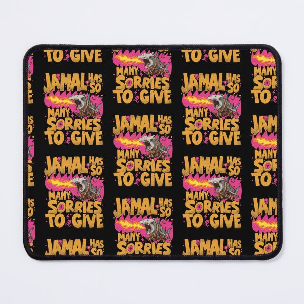 Item preview, Jamal Has So Many Sorries To Give Funny Fire Breathing Shark Cyborg Humor Graphic designed and sold by Fatherday.