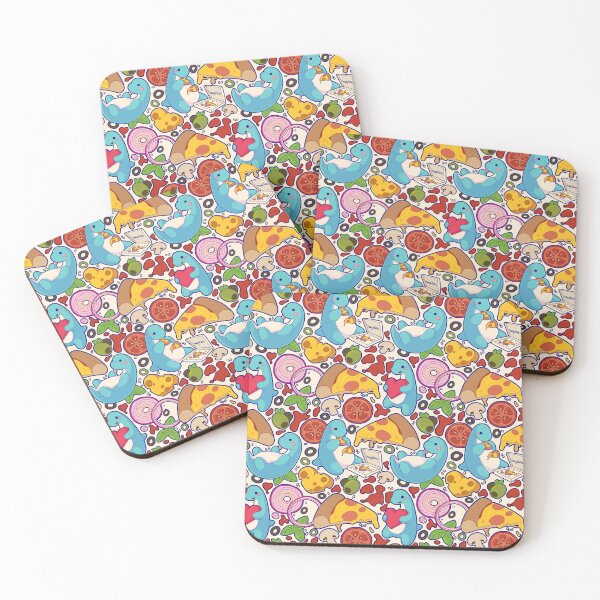 Item preview, hugadino Pizza Pattern, Dinosaur, Dino designed and sold by hugadino.