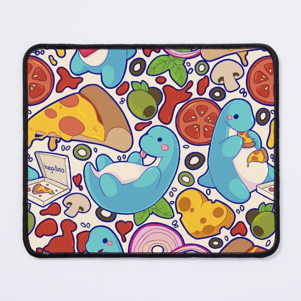 Item preview, hugadino Pizza Pattern, Dinosaur, Dino designed and sold by hugadino.