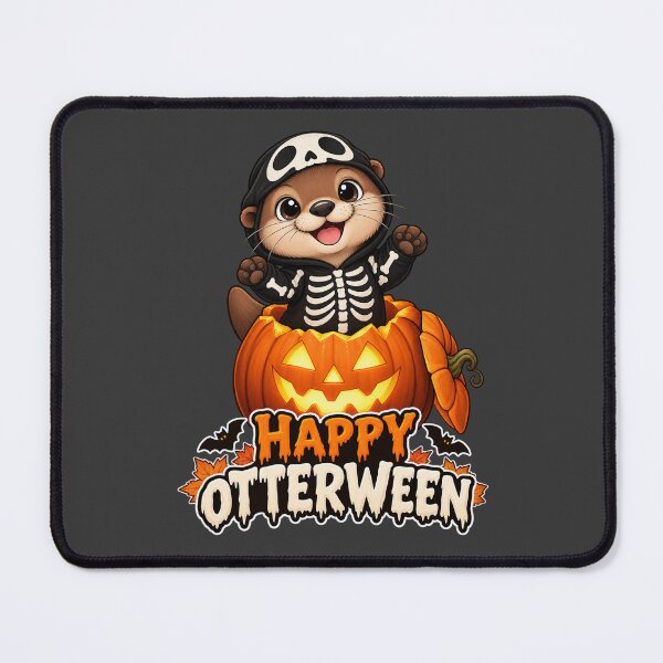 Item preview, Funny Otter Meme Collection - Happy Otterween Skeleton Otter Halloween designed and sold by MiraLumeStudio.