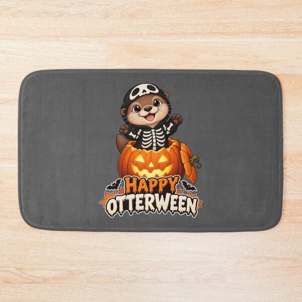 Item preview, Funny Otter Meme Collection - Happy Otterween Skeleton Otter Halloween designed and sold by MiraLumeStudio.