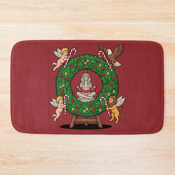 Item preview, The World Tarot Card Christmas Wreath Pop Art designed and sold by Rare By Hero.