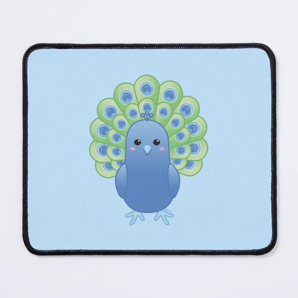 Item preview, Cute Pastel Baby peacock - Kawaii Chibi illustration designed and sold by Agamaji.