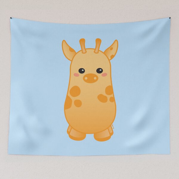 Item preview, Cute Pastel Baby giraffe - Kawaii Chibi illustration designed and sold by Agamaji.