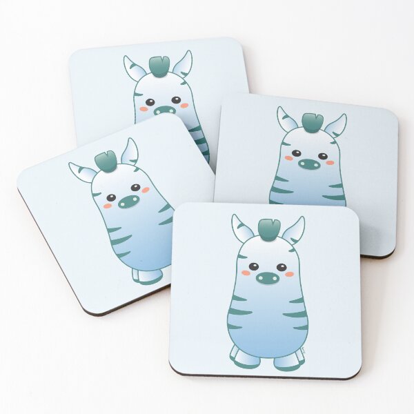 Item preview, Cute Pastel Baby Zebra - Kawaii Chibi illustration designed and sold by Agamaji.