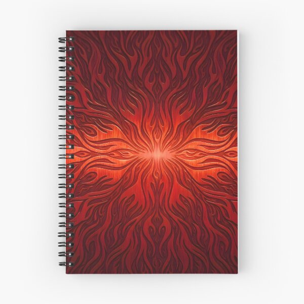 Item preview, Fiery Red Flames Abstract Embossed Metallic Flame Pattern designed and sold by Sybille-Yates.