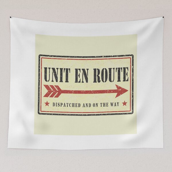 Item preview, Unit En Route Dispatcher Rubber Stamp Design designed and sold by BoosterShop.