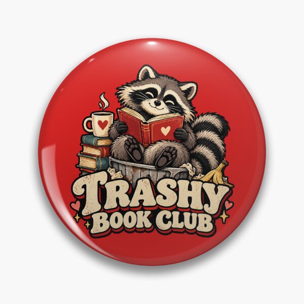 Item preview, Trashy Book Club - Reading Raccoon Book Lover designed and sold by sekrecja.
