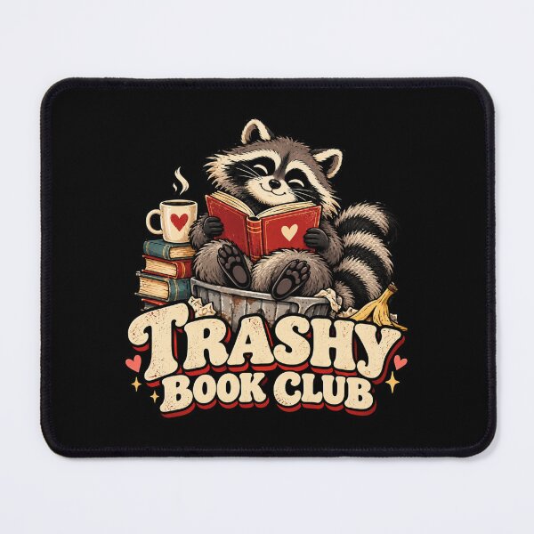 Item preview, Trashy Book Club - Reading Raccoon Book Lover designed and sold by sekrecja.