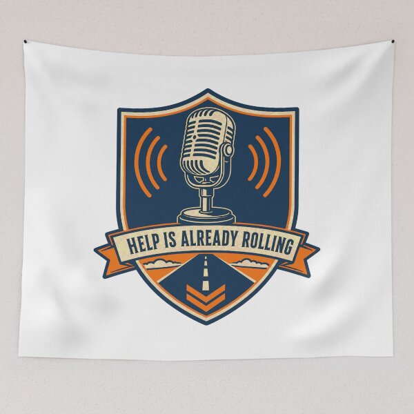 Item preview, Help Is Already Rolling 911 Dispatcher Emblem designed and sold by BoosterShop.