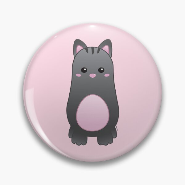 Item preview, Cute Pastel Baby Black Cat - Kawaii Chibi illustration designed and sold by Agamaji.