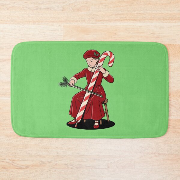 Item preview, Candy Cane Cello Player Christmas Music Pop Art designed and sold by Rare By Hero.
