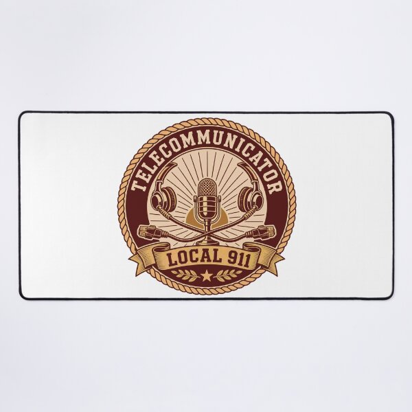 Item preview, Telecommunicator Local 911 Union Style Badge designed and sold by BoosterShop.