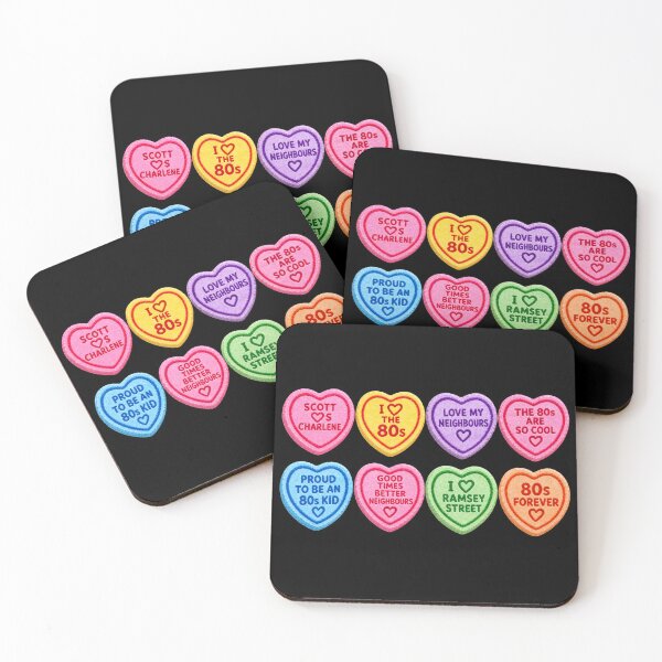 Item preview, Neighbours Scott and Charlene Love Hearts designed and sold by Imemewell.